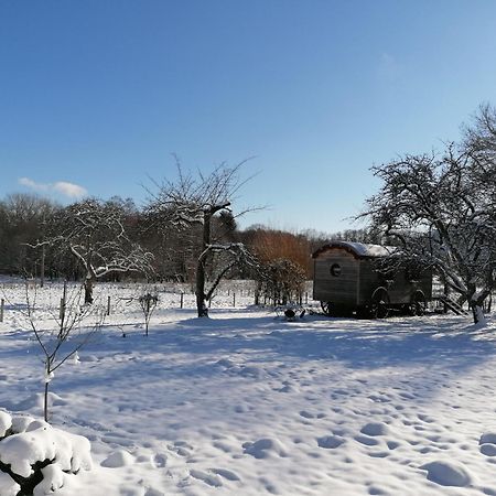 Roulotte Le Temps De Rever Bed & Breakfast Saint-Michel-sur-Meurthe Exterior foto